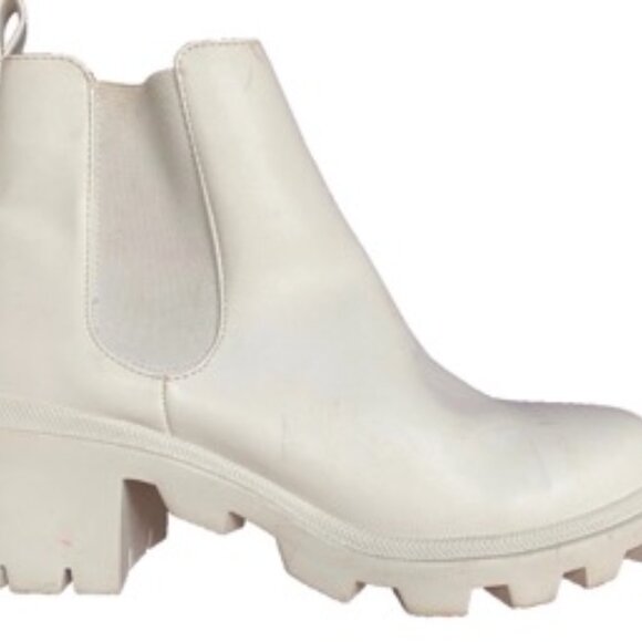 Steve Madden Amulet C/AMUL02S1 Women's Ankle Boot White Size 10 Imperfect - Picture 1 of 9